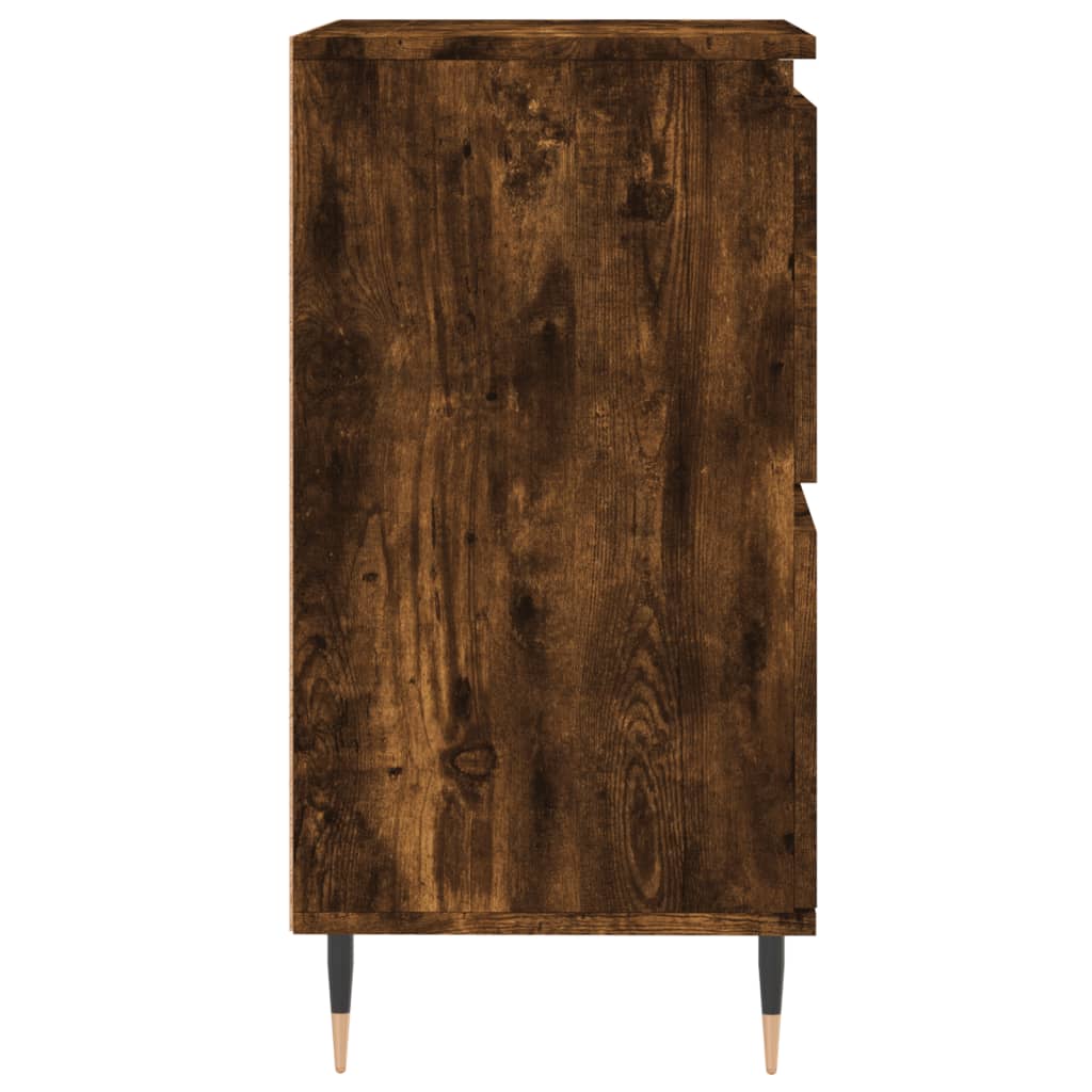 Sideboards 3 pcs Smoked Oak Engineered Wood