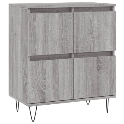 Sideboards 3 pcs Grey Sonoma Engineered Wood