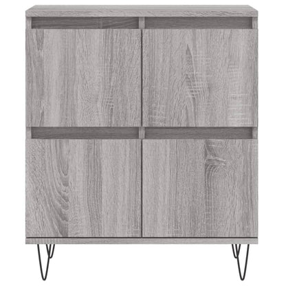 Sideboards 3 pcs Grey Sonoma Engineered Wood