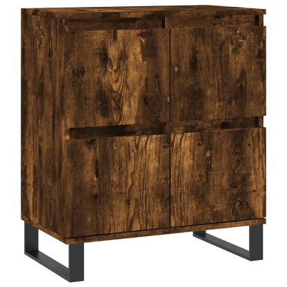 Sideboards 3 pcs Smoked Oak Engineered Wood