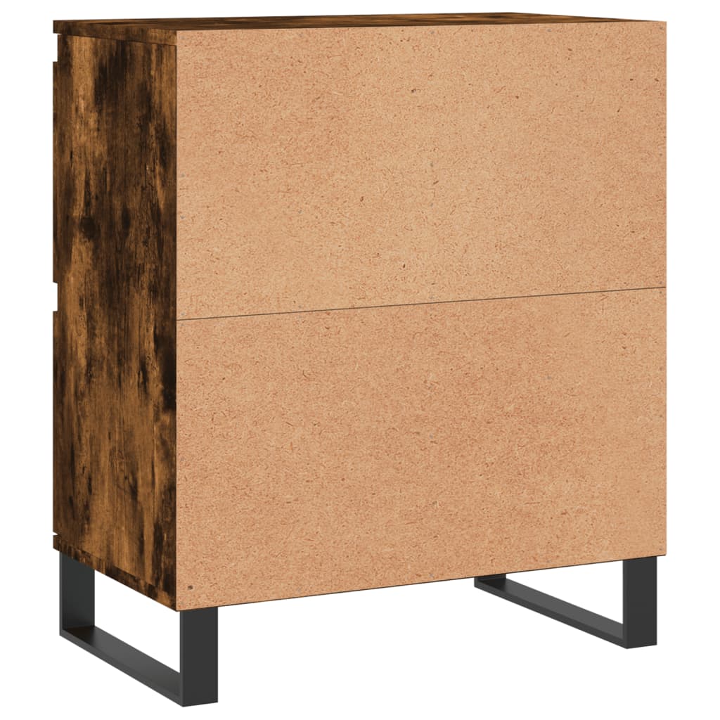 Sideboards 3 pcs Smoked Oak Engineered Wood