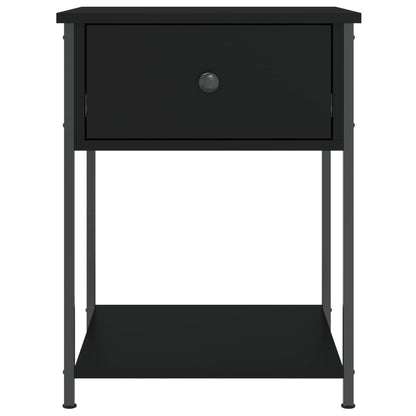Bedside Tables 2 pcs Black 44x45x58 cm Engineered Wood