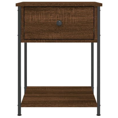 Bedside Tables 2 pcs Brown Oak 44x45x58 cm Engineered Wood