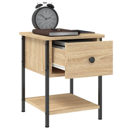 Bedside Tables 2 pcs Sonoma Oak 34x35,5x45 cm Engineered Wood
