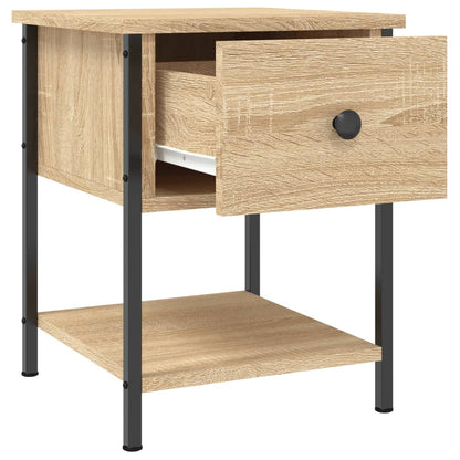 Bedside Tables 2 pcs Sonoma Oak 34x35,5x45 cm Engineered Wood