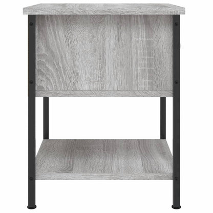 Bedside Table Grey Sonoma 34x35.5x45 cm Engineered Wood