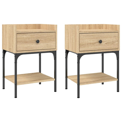 Bedside Tables 2 pcs Sonoma Oak 40,5x31x60 cm Engineered Wood
