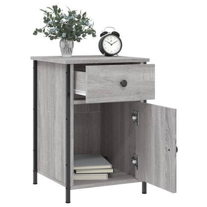 Bedside Cabinet Grey Sonoma 40x42x60 cm Engineered Wood