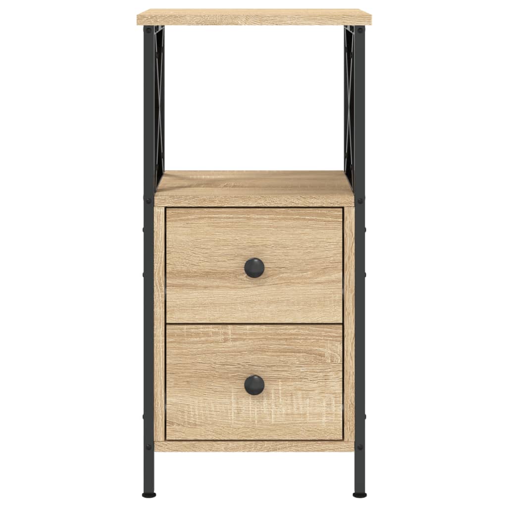 Bedside Cabinet Sonoma Oak 34x35,5x70 cm Engineered Wood