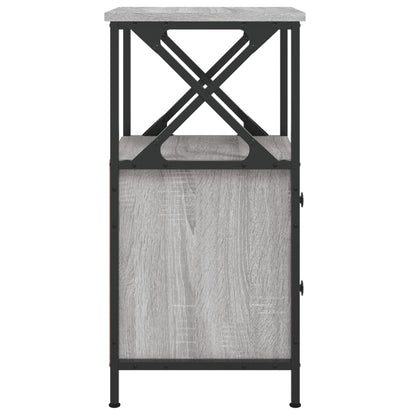 Bedside Cabinet Grey Sonoma 34x35,5x70 cm Engineered Wood