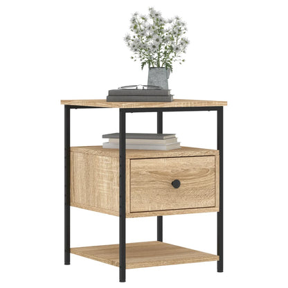 Bedside Cabinet Sonoma Oak 40x42x56 cm Engineered Wood
