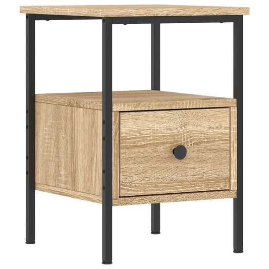 Bedside Cabinet Sonoma Oak 34x36x50 cm Engineered Wood