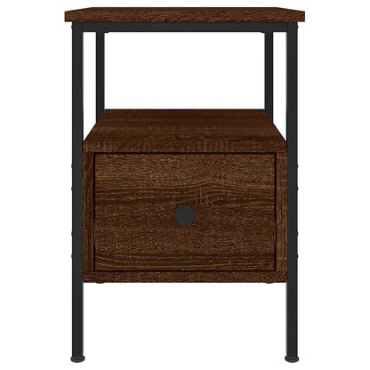 Bedside Cabinets 2 pcs Brown Oak 34x36x50 cm Engineered Wood