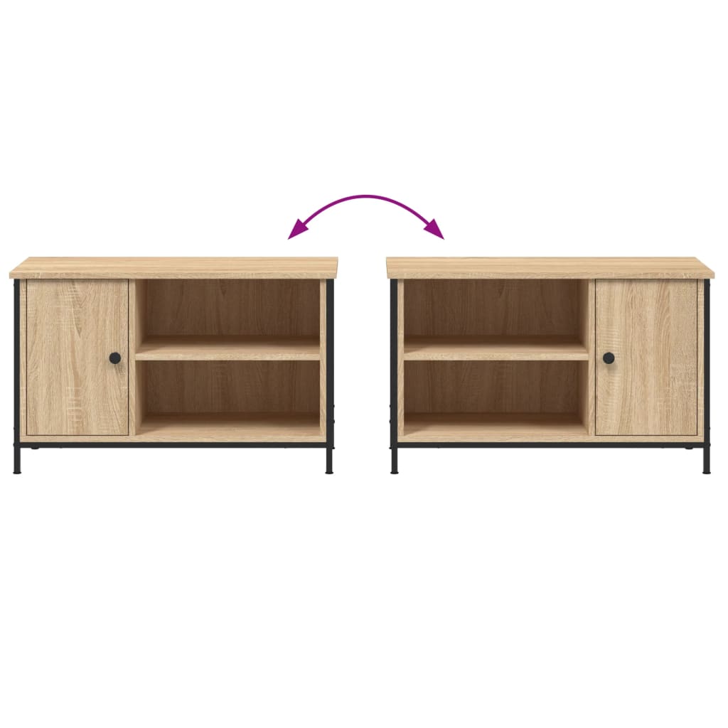 TV Cabinet Sonoma Oak 80x40x50 cm Engineered Wood