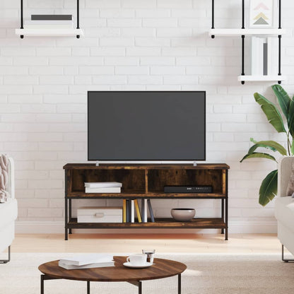 TV Cabinet Smoked Oak 100x35x45 cm Engineered Wood