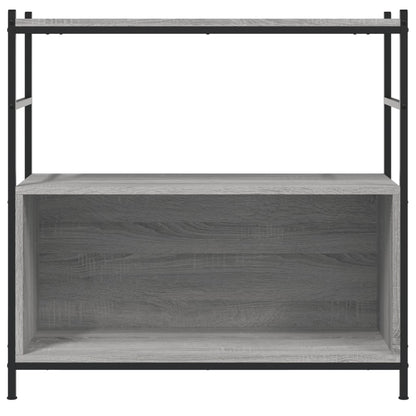 Bookshelf Grey Sonoma 80x30x78,5 cm Engineered Wood and Iron