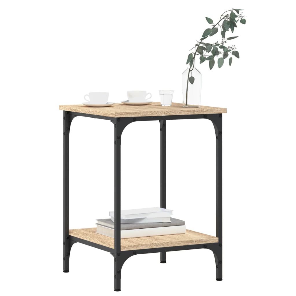 Coffee Table Sonoma Oak 40x40x55 cm Engineered Wood
