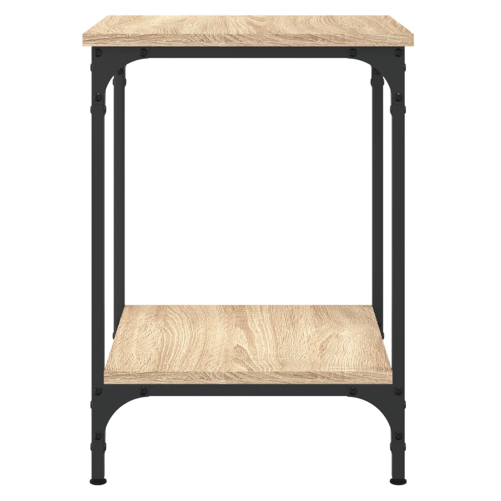 Coffee Table Sonoma Oak 40x40x55 cm Engineered Wood