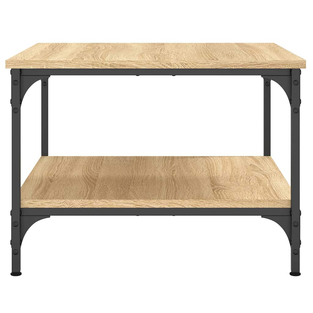 Coffee Table Sonoma Oak 55x55x40 cm Engineered Wood