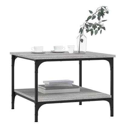 Coffee Table Grey Sonoma 55x55x40 cm Engineered Wood