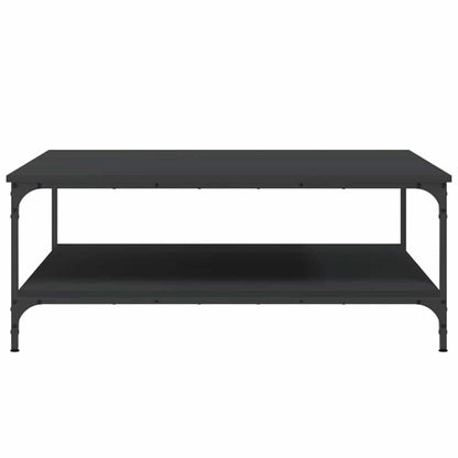 Coffee Table Black 100x100x40 cm Engineered Wood