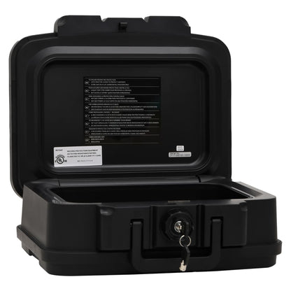 Safe Box Black 38x32,5x16,5 cm