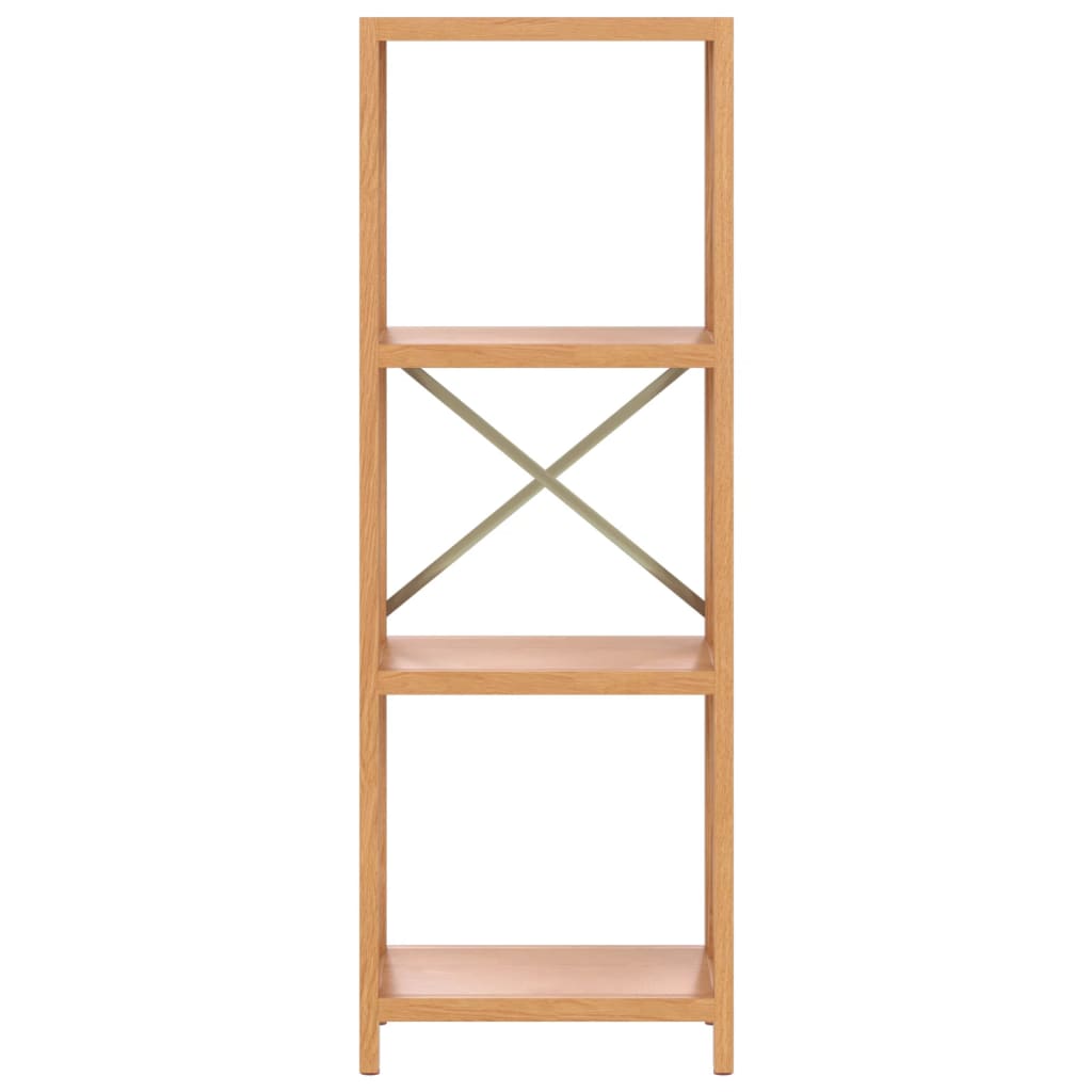 4-Tier Shelf 40x30x112 cm Solid Wood Oak
