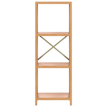 4-Tier Shelf 40x30x112 cm Solid Wood Oak