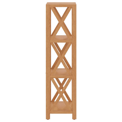 4-Tier Shelf 40x30x112 cm Solid Wood Oak