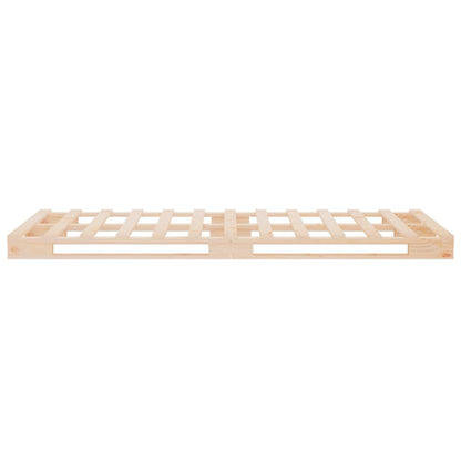 Bed Frame without Mattress 90x190 cm Single Solid Wood Pine Single