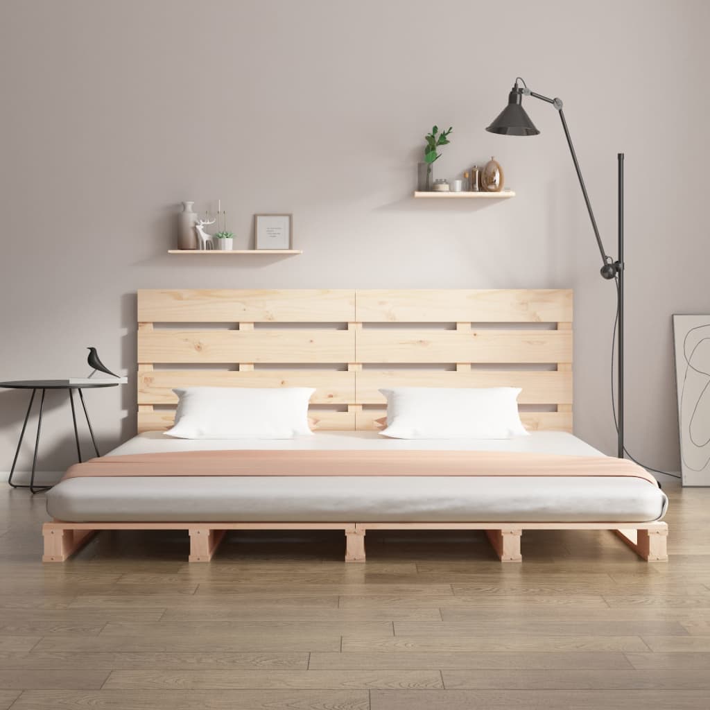 Bed Frame | Natural wood | Solid pine wood (untreated) | 140x190 cm