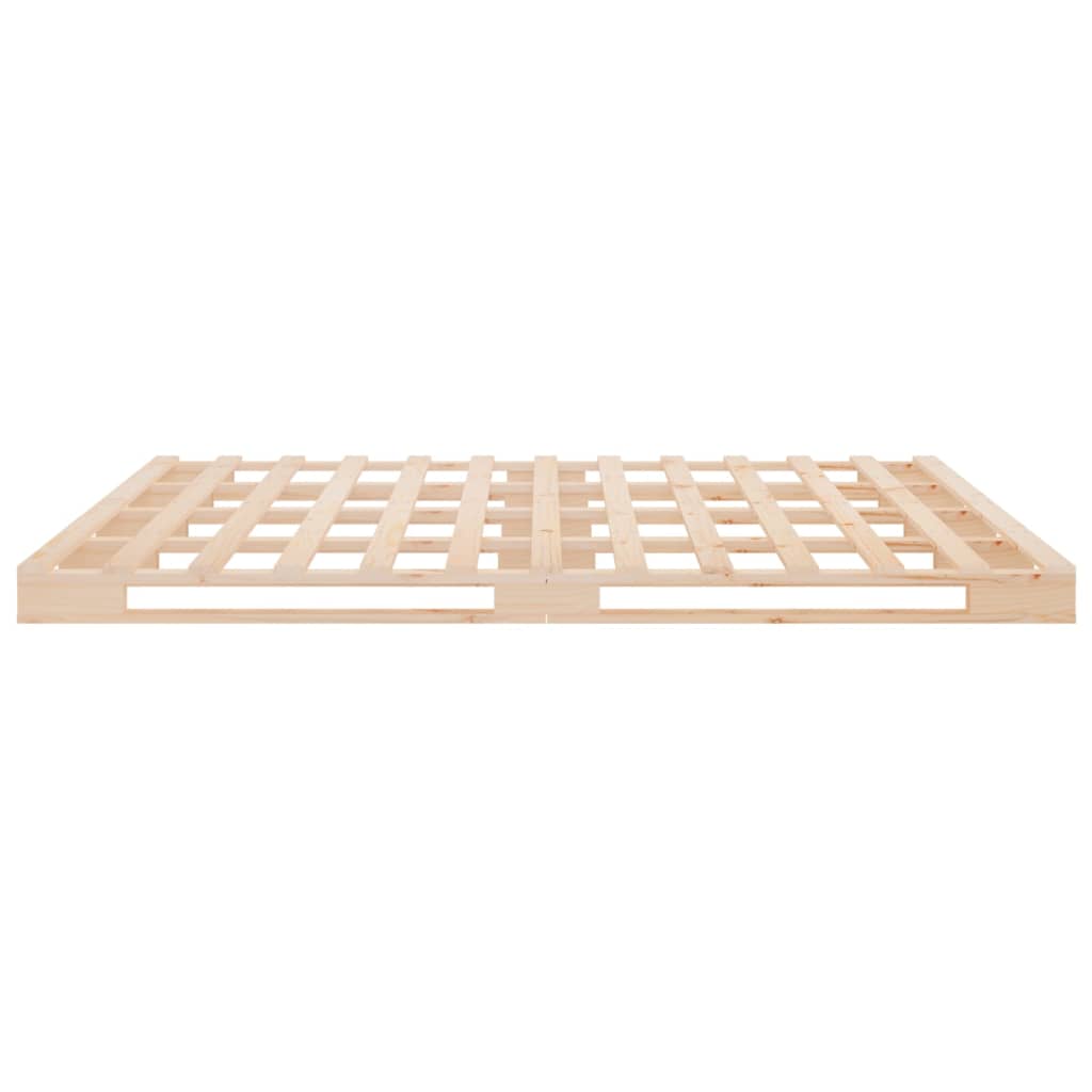Bed Frame | Natural wood | Solid pine wood (untreated) | 140x190 cm