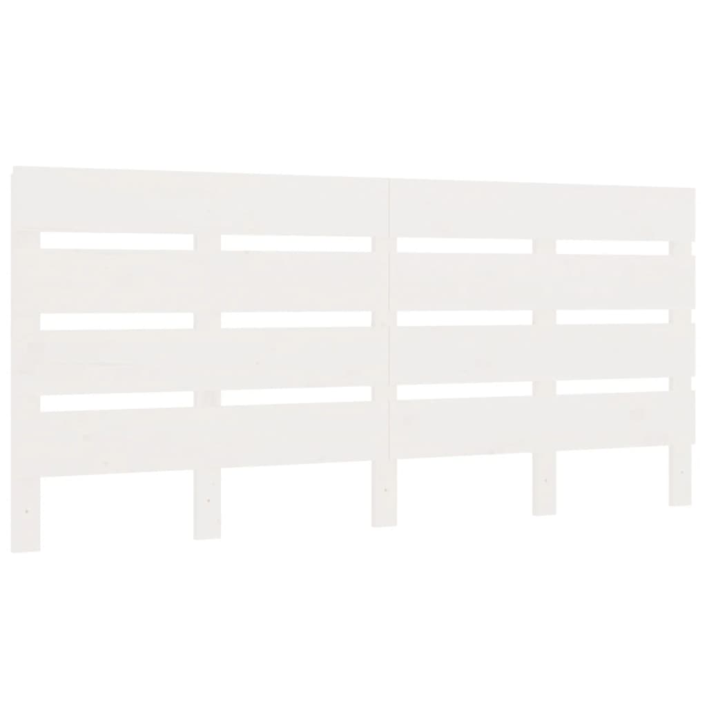Bed Frame without Mattress White 140x190 cm Solid Wood Pine