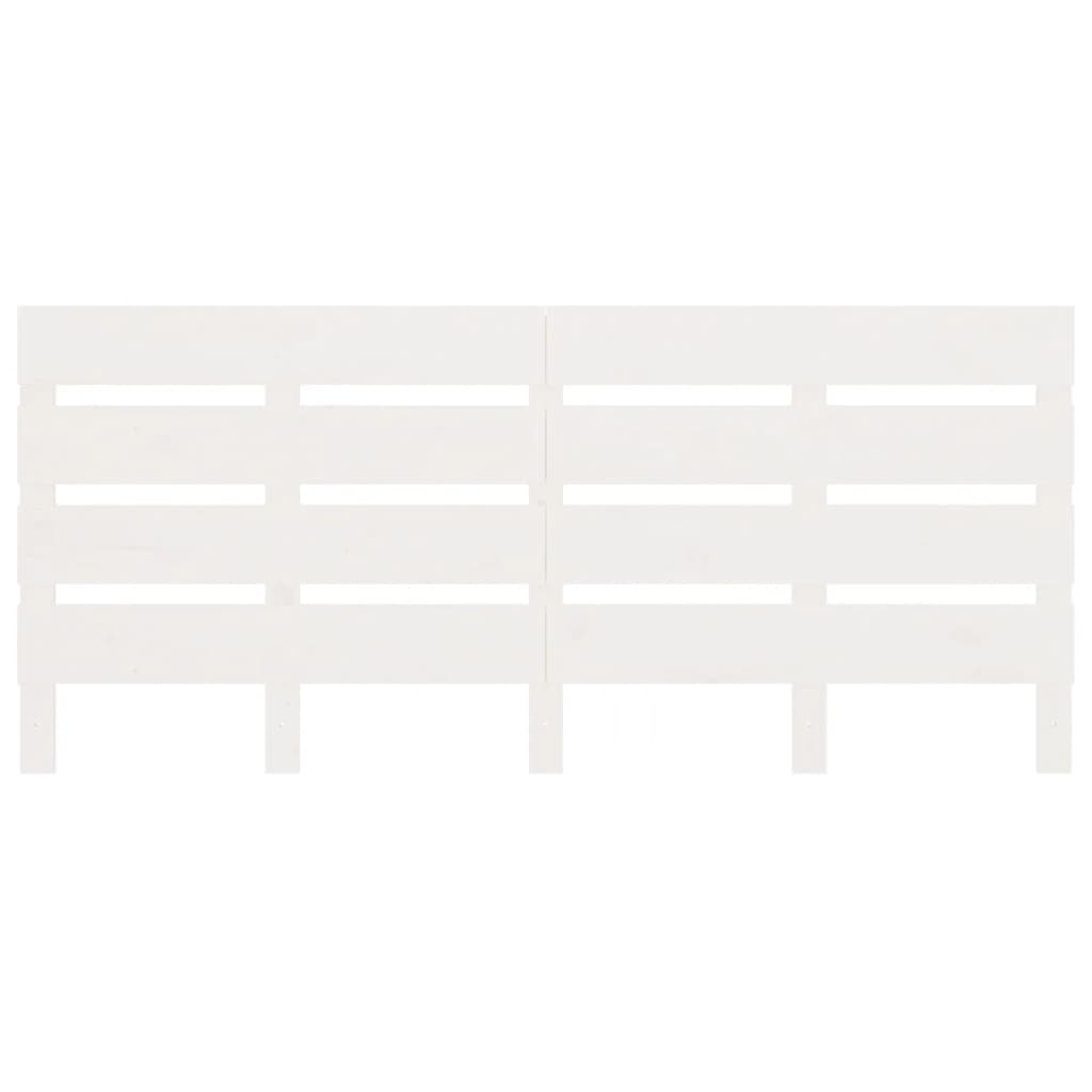 Bed Frame without Mattress White 140x190 cm Solid Wood Pine