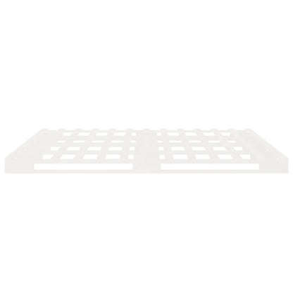Bed Frame without Mattress White 140x190 cm Solid Wood Pine