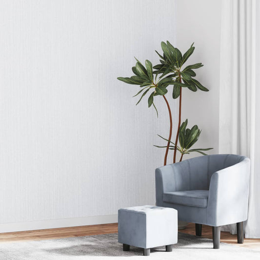 Wallpaper 3D Solid Colour Grey 10x0.53 m Non-woven