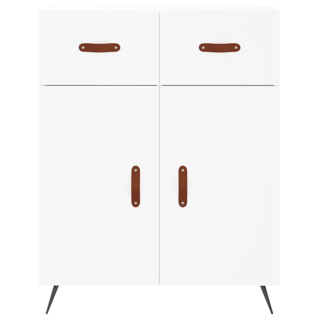 Sideboard White 69.5x34x90 cm Engineered Wood