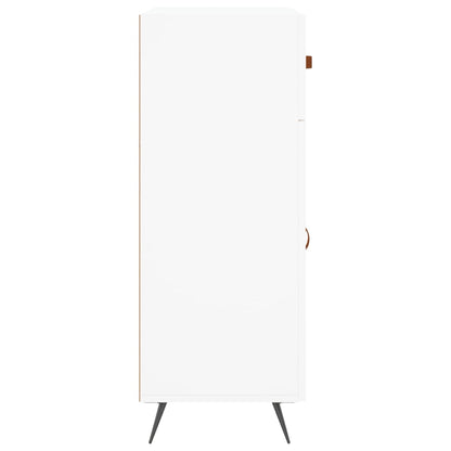 Sideboard White 69.5x34x90 cm Engineered Wood