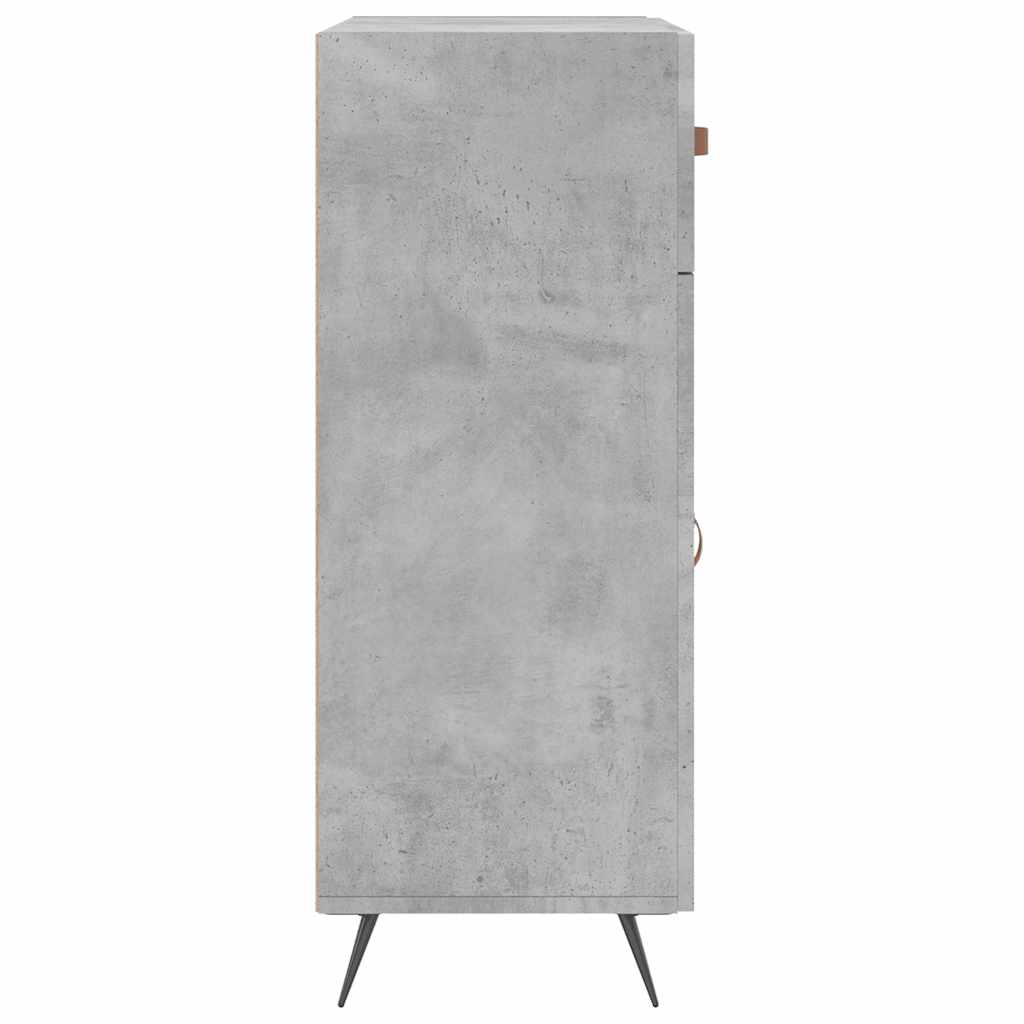 Sideboard Concrete Grey 69.5x34x90 cm Engineered Wood