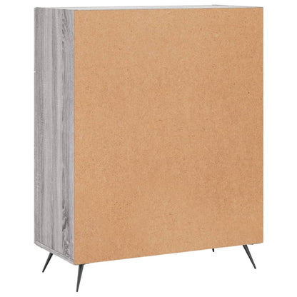 Sideboard Grey Sonoma 69.5x34x90 cm Engineered Wood