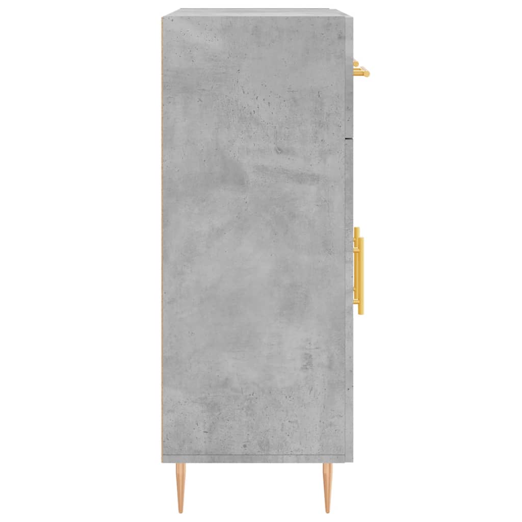 Sideboard Concrete Grey 69.5x34x90 cm Engineered Wood