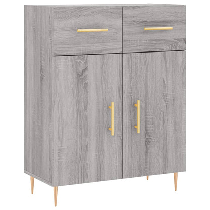 Sideboard Grey Sonoma 69,5x34x90 cm Engineered Wood