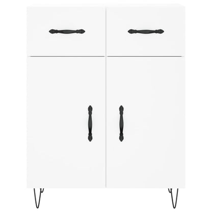 Sideboard White 69.5x34x90 cm Engineered Wood