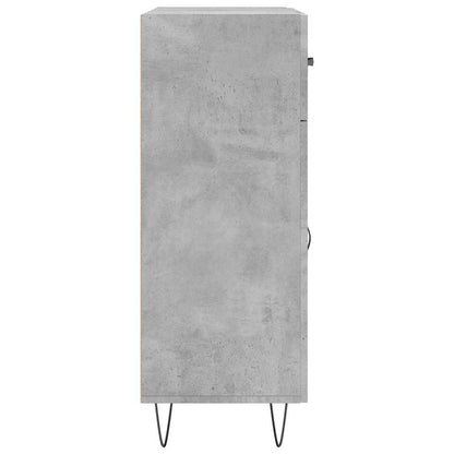 Sideboard Concrete Grey 69.5x34x90 cm Engineered Wood
