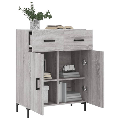Sideboard Grey Sonoma 69.5x34x90 cm Engineered Wood
