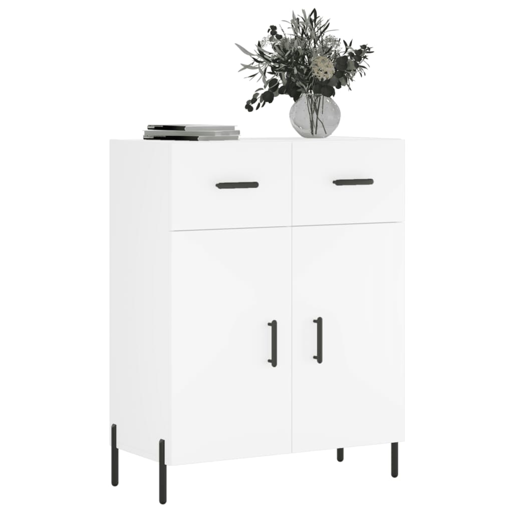 Sideboard White 69.5x34x90 cm Engineered Wood