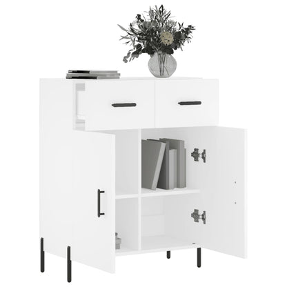 Sideboard White 69.5x34x90 cm Engineered Wood