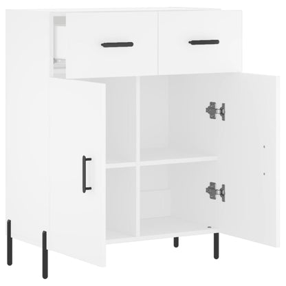 Sideboard White 69.5x34x90 cm Engineered Wood