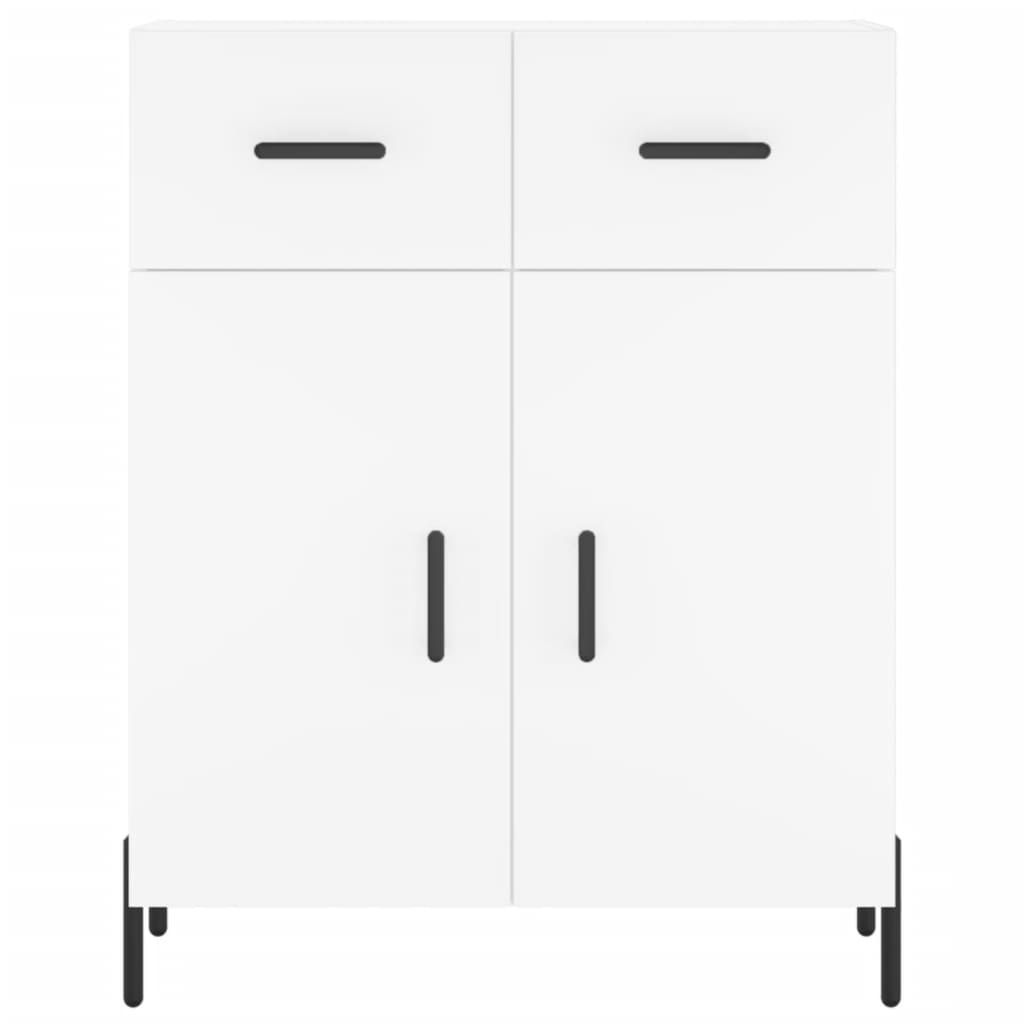 Sideboard White 69.5x34x90 cm Engineered Wood