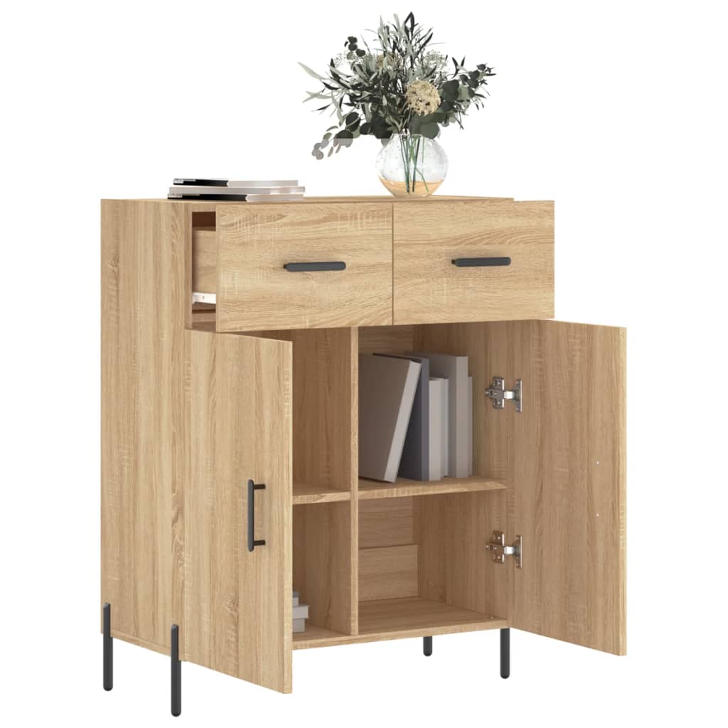 Sideboard Sonoma Oak 69,5x34x90 cm Engineered Wood